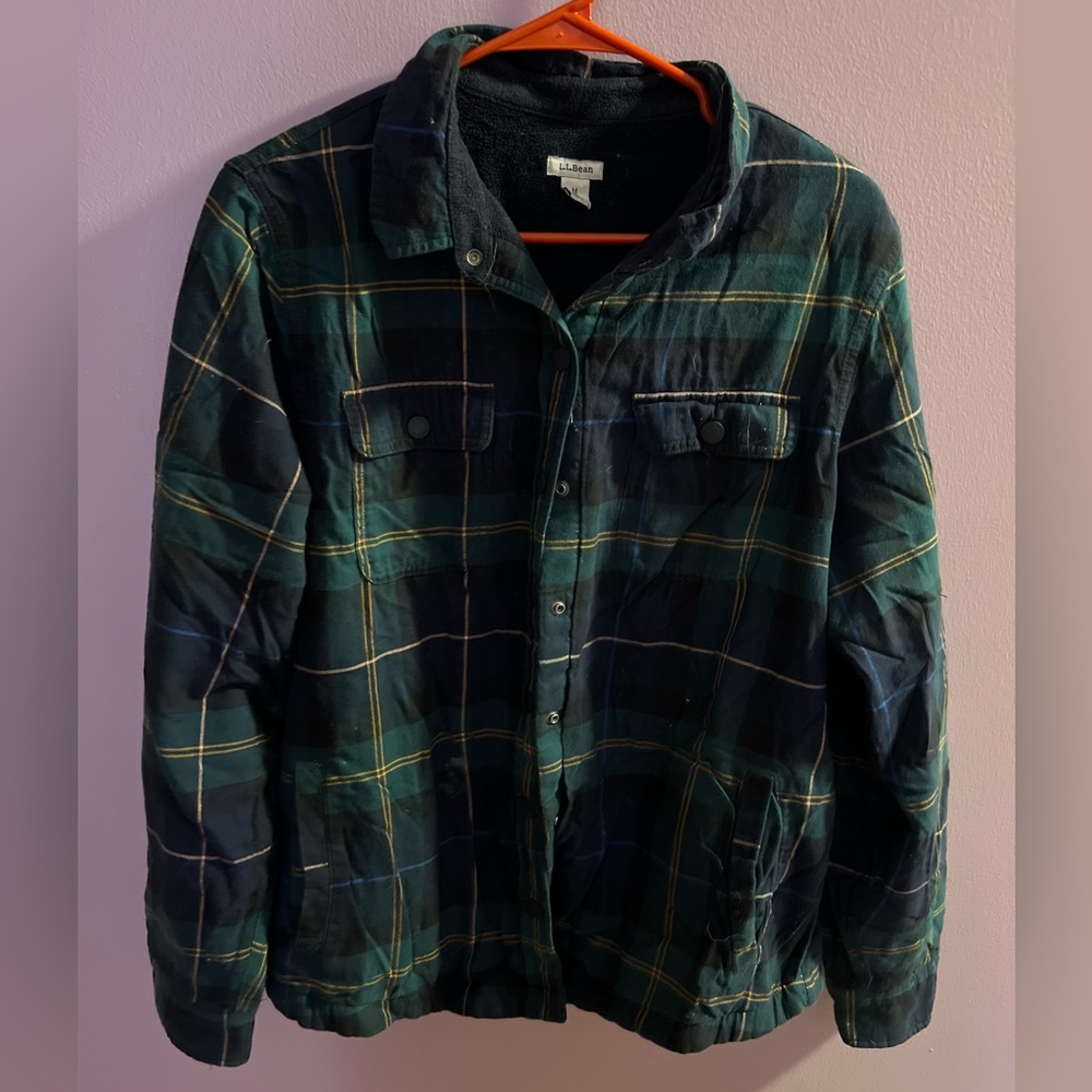 L.L. Bean women’s medium lined flannel